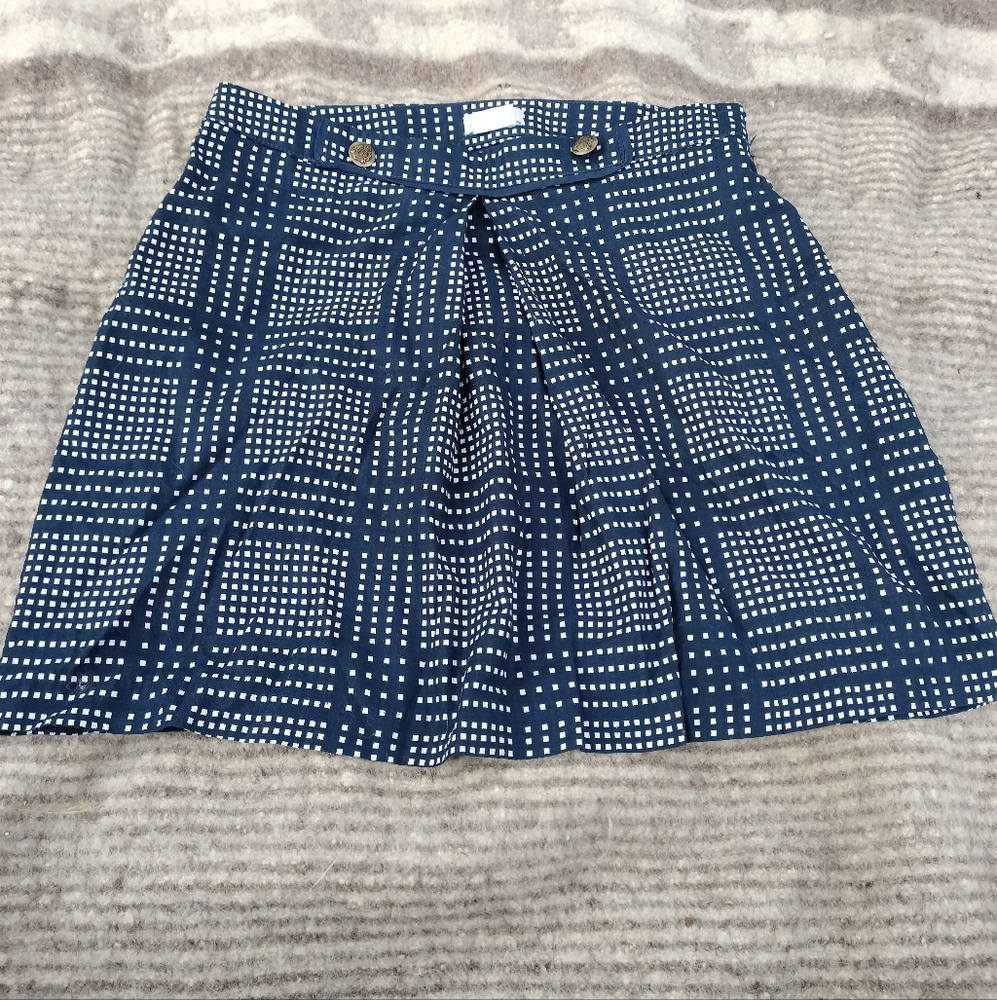 Cooperative Navy Blue and White Skirt